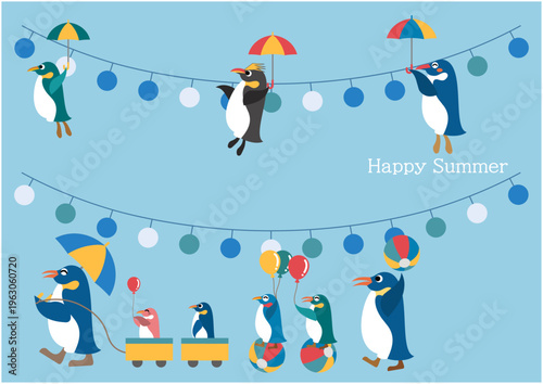 ペンギン■ペンギンの散歩