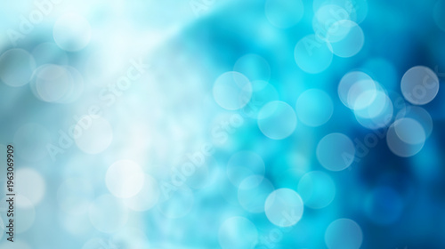 Blue bokeh abstract background blur
