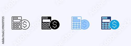 Estimation Icon Set Multistyle Various Collection Element For Design