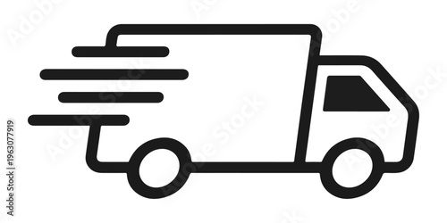 A vintage cartoon illustration of a delivery hand truck with a box and a toy transport truck featuring a design with wheels for child vehicle delivery objects