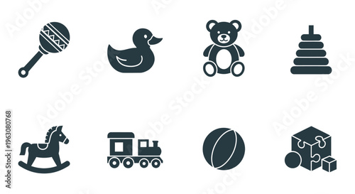Baby toys for little children play.