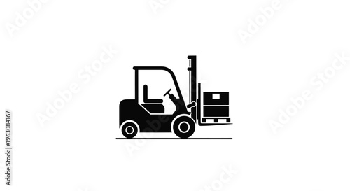 Forklift Machinery Industrial Equipment Vehicle.