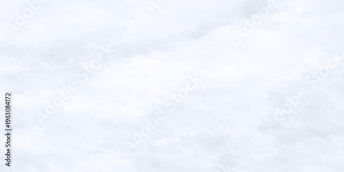 Abstract white snow and blue cloudscape background featuring a beautiful sunny sky with fluffy clouds and a clear summer atmosphere