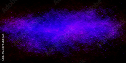 An abstract blue and white background with an alpha channel features a glowing texture of smoke and purple nebula clouds within a bright galaxy design