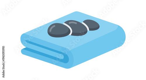 Light blue wallet with black cards in minimalist flat design for finance