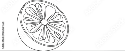 Simple continous line art. Minimalist vector illustration. Great for invitation, greeting card, packages, wrapping, premade logo, business card, stationery, etc.