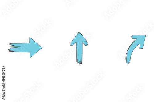 Modern Arrow Icon Set – Dynamic Directional Symbols for UI, UX, and Infographic Design