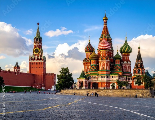 red square in moscow russia
