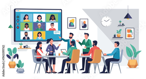 People sitting at a meeting table.