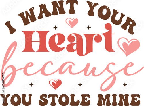 Retro Valentine SVG  Groovy Love Designs for Cricut & Silhouette