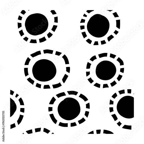 Geometric Radial Pattern Vector Illustration