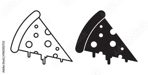 Pizza Slices Vector Illustration