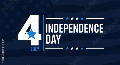 Celebrate freedom on independence day with patriotic spirit and american flag