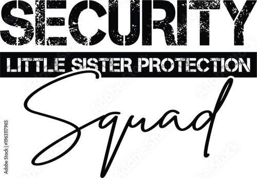 Security Little Sister Protection Squad Png