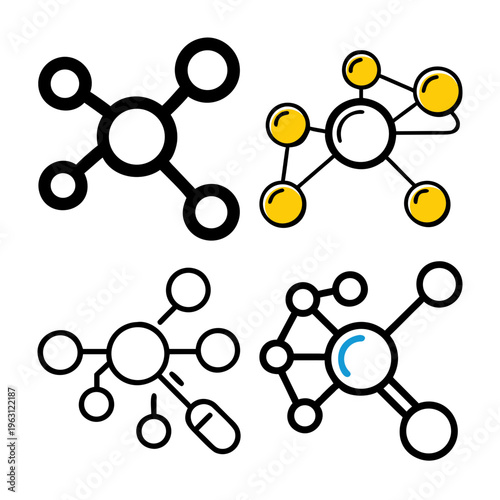 Molecule structure, science, chemistry, and research concept, illustration