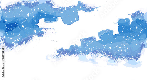 Vibrant abstract watercolor splashes with delicate white dots creating a dreamy