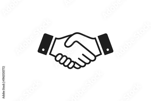 Handshake icon symbolizing business partnership and agreement