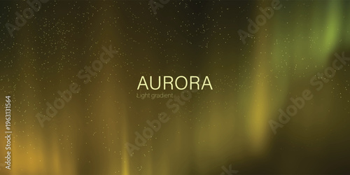 aurora light gradient abstract luminous night sky