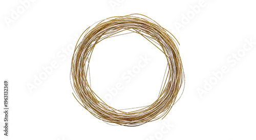 Gold Wire Circle