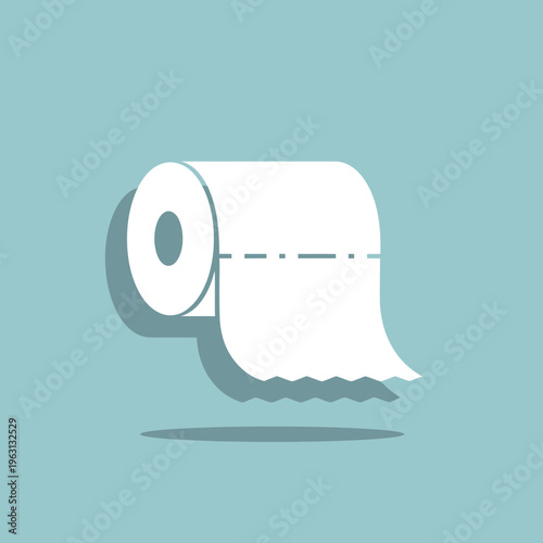 Toilet Paper Roll Hygiene Product.