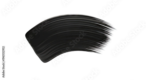 Black Mascara Brush Stroke