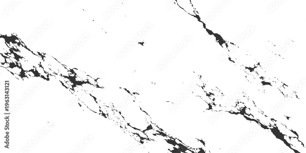 Naklejka premium A grunge texture design featuring a black ink splat with wet paint splashes and liquid drops flowing in a motion that mimics a clear water wave