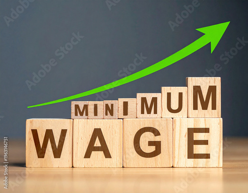 Holzklötze bilden das Wort 