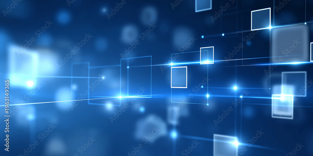 Fototapeta premium Abstract digital background representing data structures and complex, technological processes. ,movement of information or big data across a virtual network,high-tech digital universe.