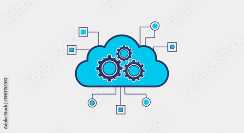 Cloud computing technology gear system.