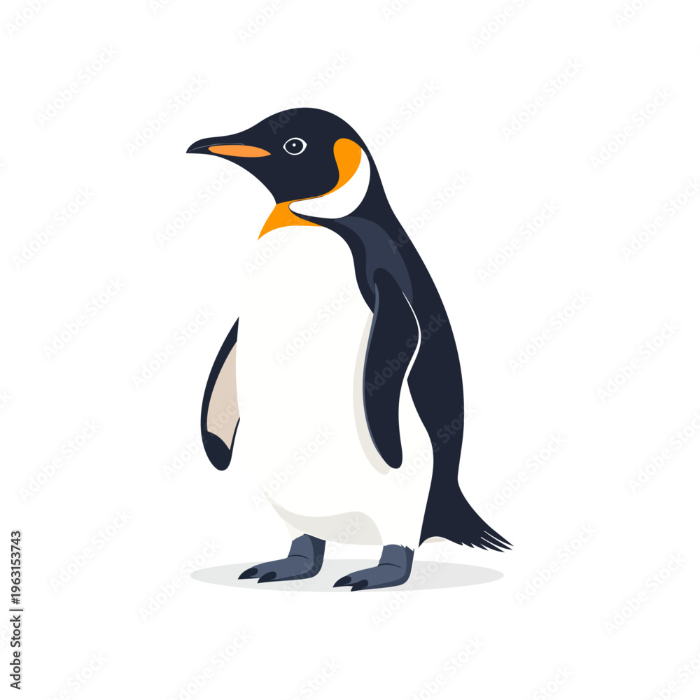 Obraz premium penguin isolated on white background