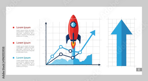 Rocket Ship Launching Upward Graph.