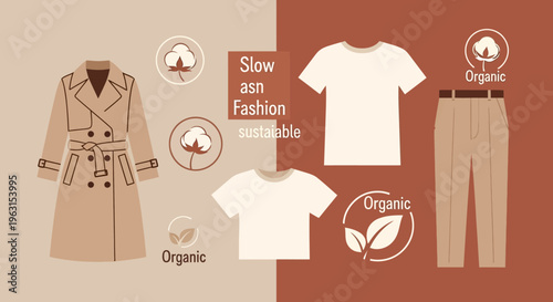Sustainable fashion clothing eco friendly apparel.