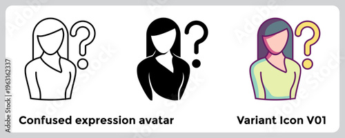 Confused expression avatar