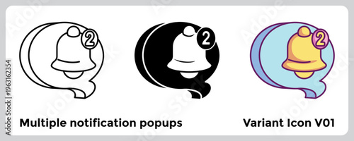 Multiple notification popups
