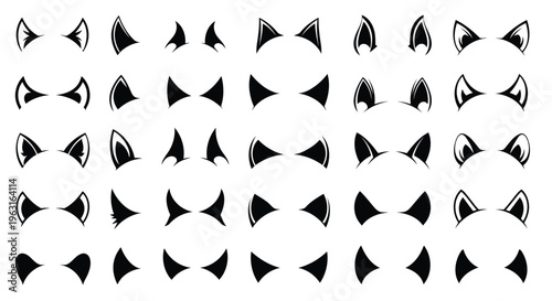 Geometric patterns of interconnected triangular and bowtie shapes in black and white