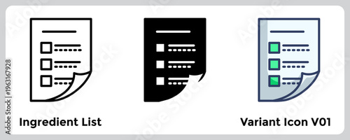 Ingredient List