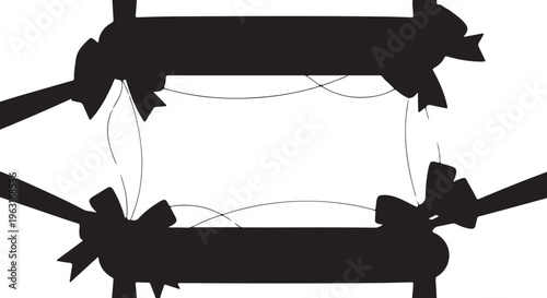 Set of festive gift box, red box wrap and yellow ribbon, closed and open with bright confetti