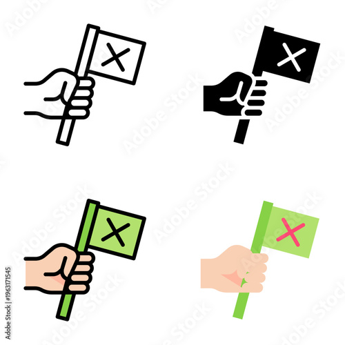 Strikes icon collection of various styles for design branding, print and digital media