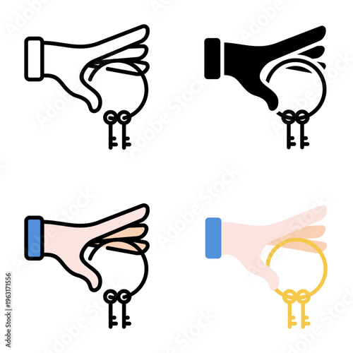 lease icon collection of various styles for design branding, print and digital media