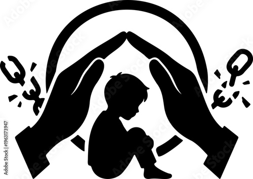 Black vector illustration of a dancing woman and sports player figure in a posing silhouette evolution of music and dance