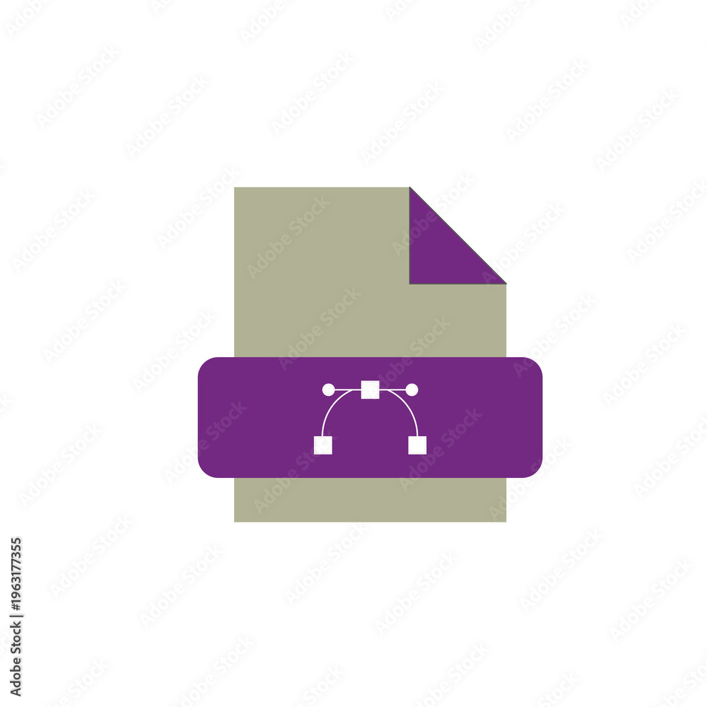 Obraz premium Eps Minimal File Format Icons Pack For Ui Ux Projects