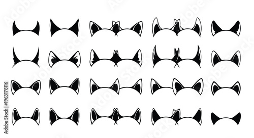 Collection of various graphical representations of molecular or chemical bond structures