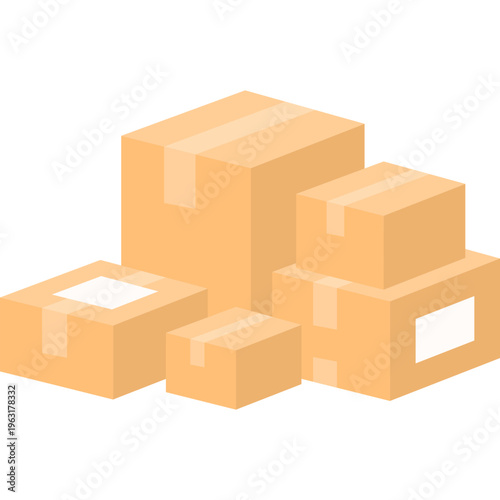 Cardboard Package Vector