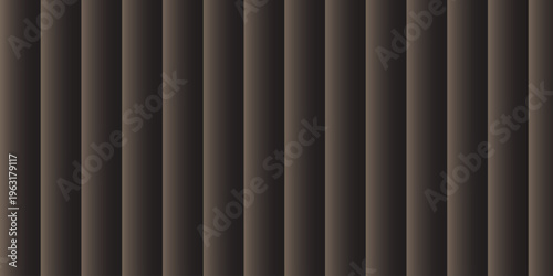 Brown, cylindrical shapes, gradient background, vector graphics