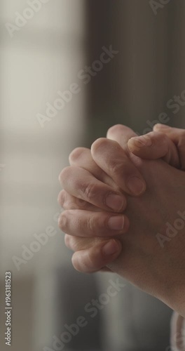 Woman feeling grateful and thankful	