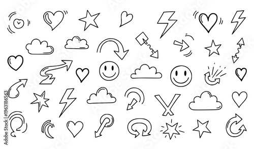 Clean dishes icon set plate stack sponge soap bubbles kitchen cleaning line vector illustration isolated on white background