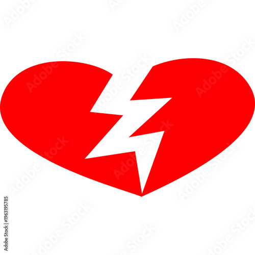 heart break icon, break up icon, sad icon, broken heart icon