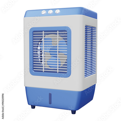 Air Cooler 3d rendering icon.