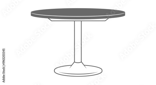 Modern Round Dining Table Furniture.