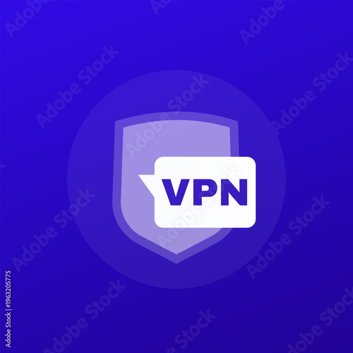 VPN icon, Virtual private network, transparent design
